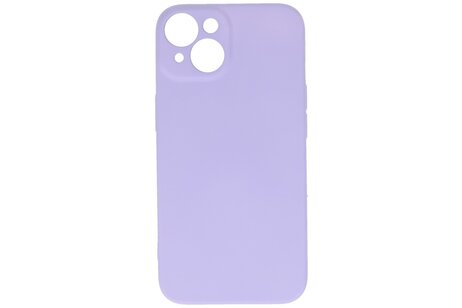 BAOHU Fashion Backcover Telefoonhoesje - Color Hoesje - Geschikt voor iPhone 14 - Paars