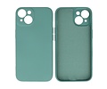 BAOHU Fashion Backcover Telefoonhoesje - Color Hoesje - Geschikt voor iPhone 14 - Donker Groen