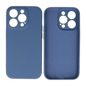 BAOHU Fashion Backcover Telefoonhoesje - Color Hoesje - Geschikt voor iPhone 14 Pro - Navy