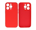 BAOHU Fashion Backcover Telefoonhoesje - Color Hoesje - Geschikt voor iPhone 14 Pro - Rood