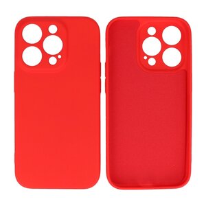 BAOHU Fashion Backcover Telefoonhoesje - Color Hoesje - Geschikt voor iPhone 14 Pro - Rood