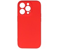 BAOHU Fashion Backcover Telefoonhoesje - Color Hoesje - Geschikt voor iPhone 14 Pro - Rood
