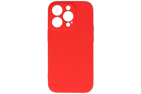 BAOHU Fashion Backcover Telefoonhoesje - Color Hoesje - Geschikt voor iPhone 14 Pro - Rood