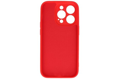 BAOHU Fashion Backcover Telefoonhoesje - Color Hoesje - Geschikt voor iPhone 14 Pro - Rood