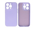 BAOHU Fashion Backcover Telefoonhoesje - Color Hoesje - Geschikt voor iPhone 14 Pro - Paars