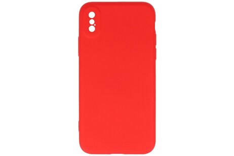 BAOHU Fashion Backcover Telefoonhoesje - Color Hoesje - Geschikt voor iPhone X - Xs - Rood