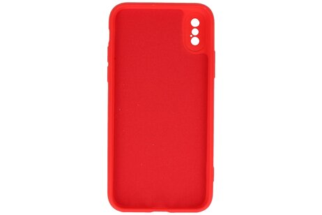 BAOHU Fashion Backcover Telefoonhoesje - Color Hoesje - Geschikt voor iPhone X - Xs - Rood