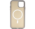 BAOHU Magsafe Hoesje Geschikt voor de iPhone 11 - Magnetic Fashion Backcover Telefoonhoesje - Zwart