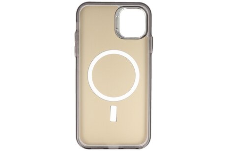 BAOHU Magsafe Hoesje Geschikt voor de iPhone 11 - Magnetic Fashion Backcover Telefoonhoesje - Zwart