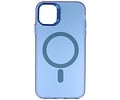 BAOHU Magsafe Hoesje Geschikt voor de iPhone 11 - Magnetic Fashion Backcover Telefoonhoesje - Navy