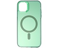 BAOHU Magsafe Hoesje Geschikt voor de iPhone 11 - Magnetic Fashion Backcover Telefoonhoesje - Donker Groen