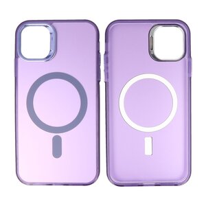 BAOHU Magsafe Hoesje Geschikt voor de iPhone 11 Pro - Magnetic Fashion Backcover Telefoonhoesje - Paars