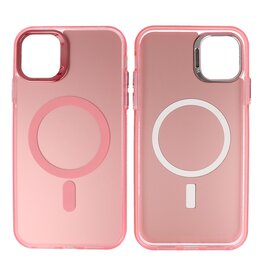 BAOHU Magnetic Fashion Color Hard Case iPhone 11 Pro Roze