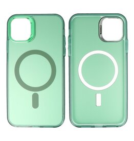 BAOHU Magnetic Fashion Color Hard Case iPhone 11 Pro Donker Groen
