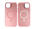 BAOHU Magsafe Hoesje Geschikt voor de iPhone 11 Pro Max - Magnetic Fashion Backcover Telefoonhoesje - Roze