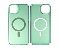 BAOHU Magsafe Hoesje Geschikt voor de iPhone 13 - Magnetic Fashion Backcover Telefoonhoesje - Donker Groen