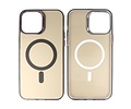 BAOHU Magsafe Hoesje Geschikt voor de iPhone 13 Pro - Magnetic Fashion Backcover Telefoonhoesje - Zwart
