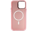 BAOHU Magsafe Hoesje Geschikt voor de iPhone 13 Pro Max - Magnetic Fashion Backcover Telefoonhoesje - Roze