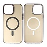 BAOHU Magnetic Fashion Color Hard Case iPhone 14 Pro Max Zwart