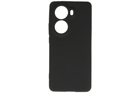 BAOHU Hoesje Geschikt voor de Oppo Reno 11 - Fashion Backcover Hoesje - Colorful Telefoonhoesje - Zwart