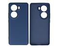 BAOHU Hoesje Geschikt voor de Oppo Reno 11 - Fashion Backcover Hoesje - Colorful Telefoonhoesje - Navy