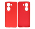 BAOHU Hoesje Geschikt voor de Oppo Reno 11 - Fashion Backcover Hoesje - Colorful Telefoonhoesje - Rood