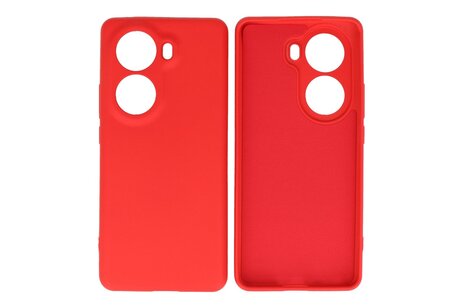BAOHU Hoesje Geschikt voor de Oppo Reno 11 - Fashion Backcover Hoesje - Colorful Telefoonhoesje - Rood