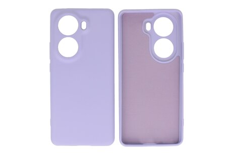 BAOHU Hoesje Geschikt voor de Oppo Reno 11 - Fashion Backcover Hoesje - Colorful Telefoonhoesje - Paars