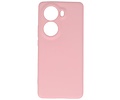 BAOHU Hoesje Geschikt voor de Oppo Reno 11 - Fashion Backcover Hoesje - Colorful Telefoonhoesje - Roze