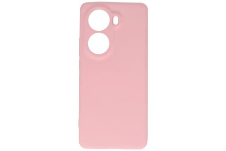 BAOHU Hoesje Geschikt voor de Oppo Reno 11 - Fashion Backcover Hoesje - Colorful Telefoonhoesje - Roze