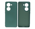 BAOHU Hoesje Geschikt voor de Oppo Reno 11 - Fashion Backcover Hoesje - Colorful Telefoonhoesje - Donker Groen