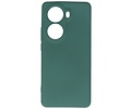 BAOHU Hoesje Geschikt voor de Oppo Reno 11 - Fashion Backcover Hoesje - Colorful Telefoonhoesje - Donker Groen