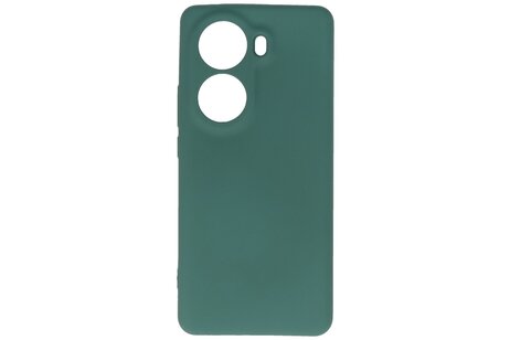BAOHU Hoesje Geschikt voor de Oppo Reno 11 - Fashion Backcover Hoesje - Colorful Telefoonhoesje - Donker Groen