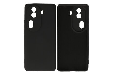 BAOHU Hoesje Geschikt voor de Oppo Reno 11 Pro - Fashion Backcover Hoesje - Colorful Telefoonhoesje - Zwart