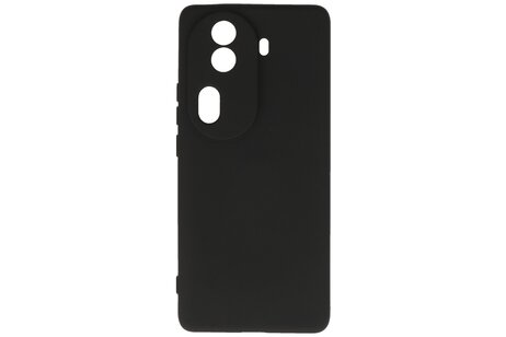 BAOHU Hoesje Geschikt voor de Oppo Reno 11 Pro - Fashion Backcover Hoesje - Colorful Telefoonhoesje - Zwart