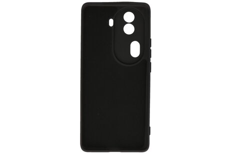 BAOHU Hoesje Geschikt voor de Oppo Reno 11 Pro - Fashion Backcover Hoesje - Colorful Telefoonhoesje - Zwart