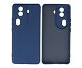 BAOHU Hoesje Geschikt voor de Oppo Reno 11 Pro - Fashion Backcover Hoesje - Colorful Telefoonhoesje - Navy