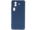 BAOHU Hoesje Geschikt voor de Oppo Reno 11 Pro - Fashion Backcover Hoesje - Colorful Telefoonhoesje - Navy