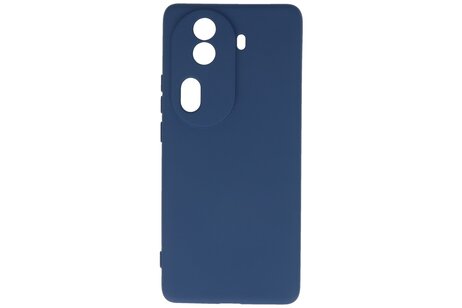 BAOHU Hoesje Geschikt voor de Oppo Reno 11 Pro - Fashion Backcover Hoesje - Colorful Telefoonhoesje - Navy