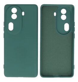 BAOHU Fachion Hoesje voor Oppo Reno 11 Pro Donker Groen