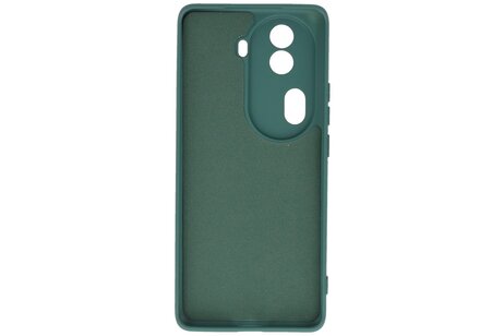BAOHU Hoesje Geschikt voor de Oppo Reno 11 Pro - Fashion Backcover Hoesje - Colorful Telefoonhoesje - Donker Groen