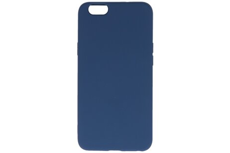 BAOHU Hoesje Geschikt voor de Oppo A59 4G - Fashion Backcover Hoesje - Colorful Telefoonhoesje - Navy