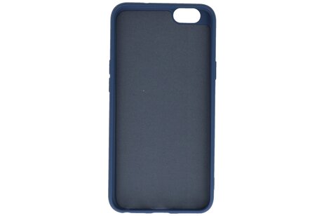 BAOHU Hoesje Geschikt voor de Oppo A59 4G - Fashion Backcover Hoesje - Colorful Telefoonhoesje - Navy