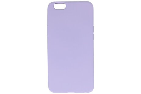 BAOHU Hoesje Geschikt voor de Oppo A59 4G - Fashion Backcover Hoesje - Colorful Telefoonhoesje - Paars