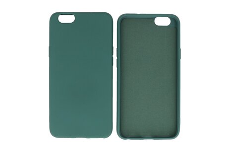 BAOHU Hoesje Geschikt voor de Oppo A59 4G - Fashion Backcover Hoesje - Colorful Telefoonhoesje - Donker Groen