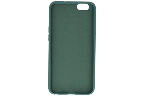 BAOHU Hoesje Geschikt voor de Oppo A59 4G - Fashion Backcover Hoesje - Colorful Telefoonhoesje - Donker Groen