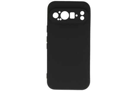 BAOHU Hoesje Geschikt voor de Google Pixel 9 Pro XL - Fashion Backcover Hoesje - Colorful Telefoonhoesje - Zwart