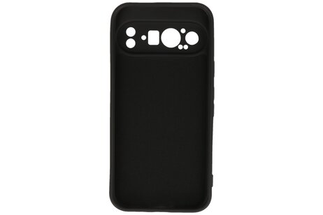 BAOHU Hoesje Geschikt voor de Google Pixel 9 Pro XL - Fashion Backcover Hoesje - Colorful Telefoonhoesje - Zwart