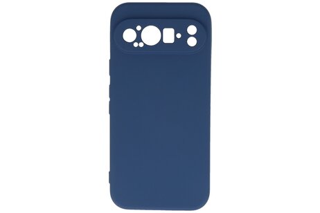 BAOHU Hoesje Geschikt voor de Google Pixel 9 Pro XL - Fashion Backcover Hoesje - Colorful Telefoonhoesje - Navy