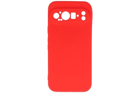 BAOHU Hoesje Geschikt voor de Google Pixel 9 Pro XL - Fashion Backcover Hoesje - Colorful Telefoonhoesje - Rood